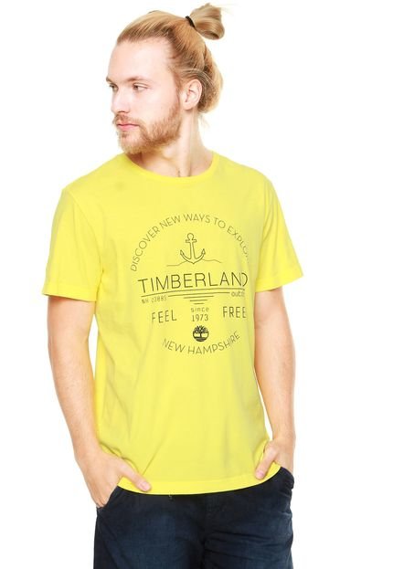 Camiseta Timberland New Hampshire Amarela - Marca Timberland