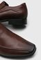 Sapato Social Pegada Recortes Marrom/Caramelo - Marca Pegada
