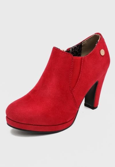Dafiti sales botines rojos