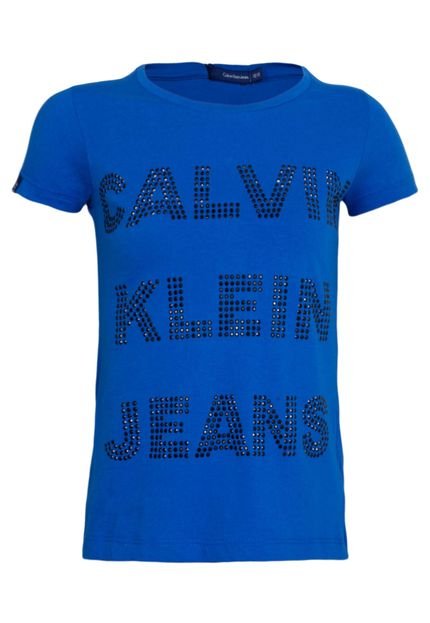 Blusa Calvin Klein Kids Shine Azul - Marca Calvin Klein Kids