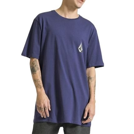 Camiseta Volcom Deadly Stone SM24 Masculina Azul Escuro - Marca Volcom