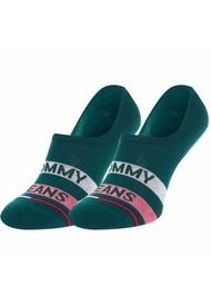 Calcetines Invisibles Unisex Verde Tommy Hilfiger