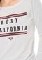 Camiseta Roxy Cali Life Off-white - Marca Roxy