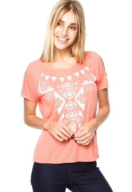 Blusa MRC Etnica Coral - Marca MR. C