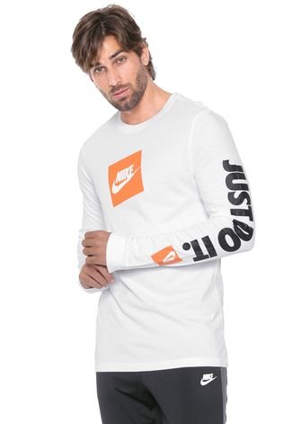 Camiseta Nike Sportswear M Nsw Ls Jdi Branca - Compre Agora