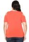 Blusa Cativa Plus Size Recorte Laranja - Marca Cativa Plus