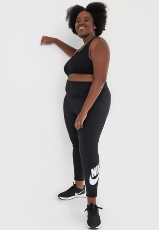 Legging Nike Sportswear Plus Size Essntl Futura Hr Preta - Compre Agora