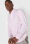 Camisa Lacoste Slim Bordado Rosa - Marca Lacoste