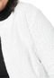 Blazer Gris Plus Tricot Básico Branca - Marca Gris Plus