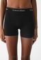 Calcinha Calvin Klein Underwear Boyshort Modern Cotton Seamlees Preta - Marca Calvin Klein Underwear