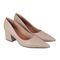 Scarpin Salto Bloco Santa Marta  Nude Lelive - Marca Lelive