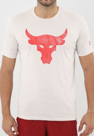 Camiseta Under Armour Project Rock Branca - Compre Agora