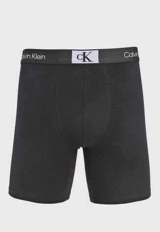 Cueca Calvin Klein Underwear Boxer Long Preta - Compre Agora
