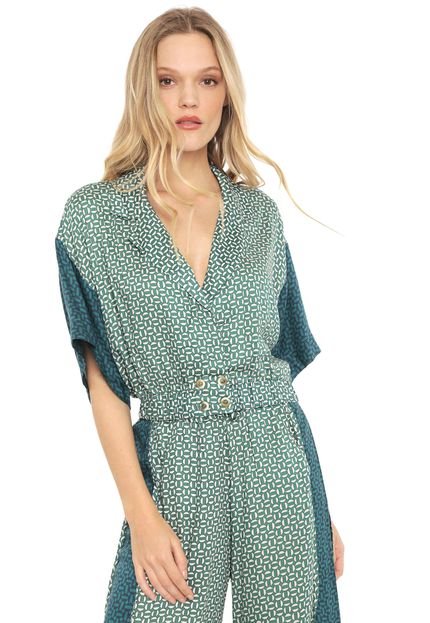Camisa Cropped Dress to Riad Verde - Marca Dress to