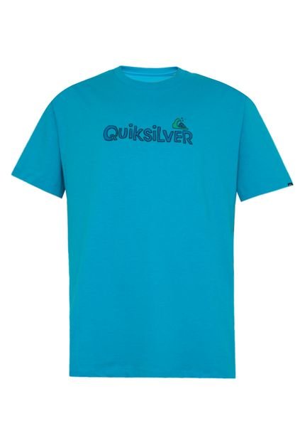 Camiseta Quiksilver Kids Word Azul - Marca Quiksilver