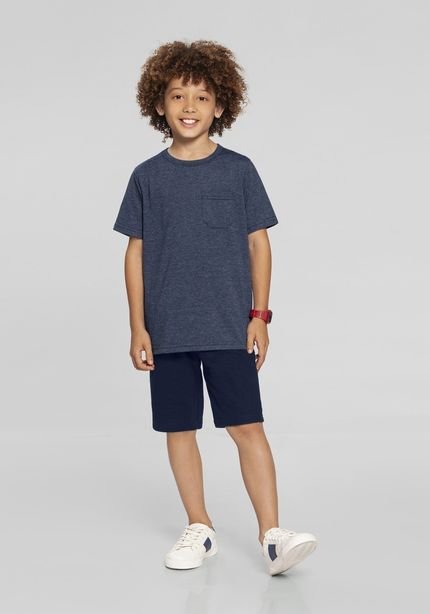 Camiseta Infantil Menino em Malha com Bolso - Marca Alakazoo