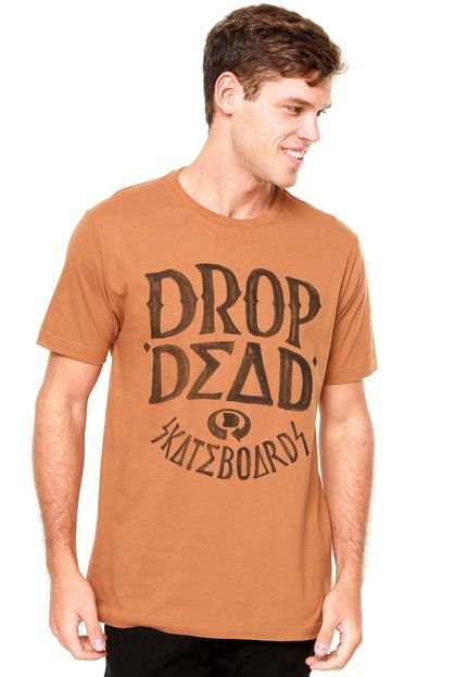 Camiseta Drop Dead Shapie Pen Caramelo - Marca Drop Dead
