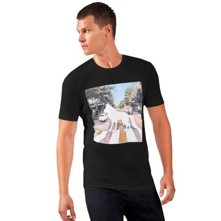 Camiseta Acostamento Abbey Road IN23 Preto Masculino - Marca Acostamento