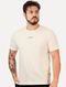 Camiseta Calvin Klein Masculina Institutional Logo Off-White - Marca Calvin Klein