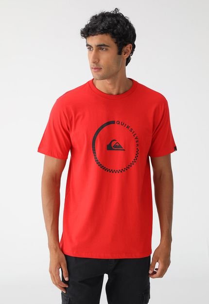 Camiseta Quiksilver Reta Vermelha - Marca Quiksilver