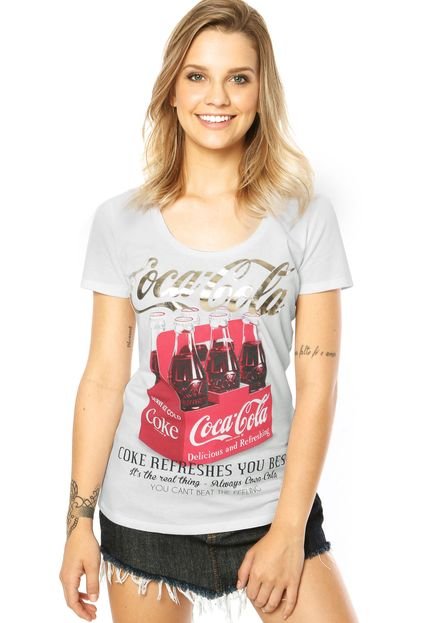 Blusa Coca Cola Jeans Branca - Marca Coca-Cola Jeans