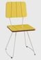 Cadeira Costela Aço Lamina Daf Amarelo - Marca Daf