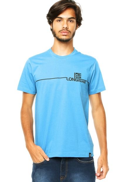 Camiseta Long Island Color Azul - Marca Long Island