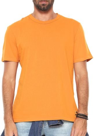 Camiseta Hering Básica Amarela