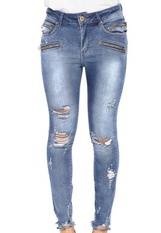 Calça Jeans It's & Co Skinny Derry Azul