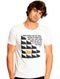 Camiseta Sergio K Masculina Geometric Wave Off White - Marca Sergio K