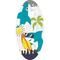 Toalha de Banho Infantil Felpuda Estampada 60 cm x 110 cm - Summer Shark - Marca Lepper
