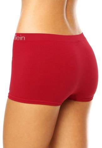 Calcinha Calvin Klein Underwear Boyshort Vermelha - Compre Agora