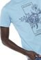 Camiseta FiveBlu Manga Curta Estampada Azul - Marca FiveBlu