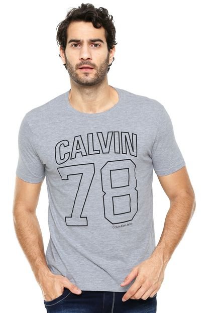 Camiseta Calvin Klein Jeans 78 Cinza - Marca Calvin Klein Jeans