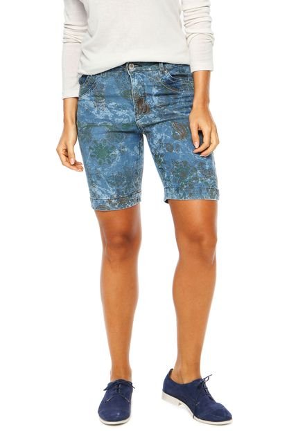 Short Cia da Moda Jeans Jaya Azul - Marca Cia de Moda