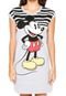 Vestido Cativa Curto Mickey Cinza - Marca Cativa Disney