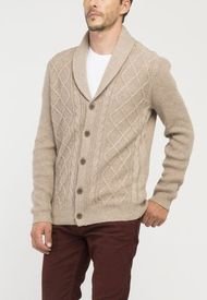 Sweater Cárdigan Wool Standard Fit Khaki Dockers