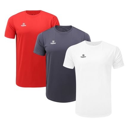 Kit 3 Camisetas Topper Classic New Masculina - Marca Topper