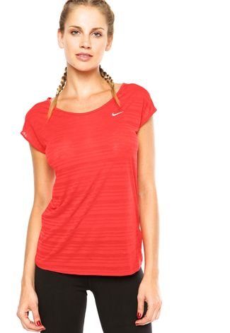 Camiseta Nike Dri-Fit Cool Breeze Strappy Vermelha