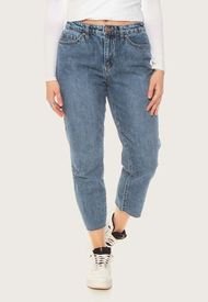 Jeans Wados Crop Híbrido Azul - Calce Holgado