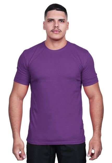 Camiseta Masculina Básica Techmalhas Roxo - Marca TECHMALHAS