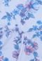 Macaquinho Rovitex Menina Floral Azul - Marca Rovitex