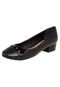 Scarpin Dumond Bico Redondo Preto - Marca Dumond