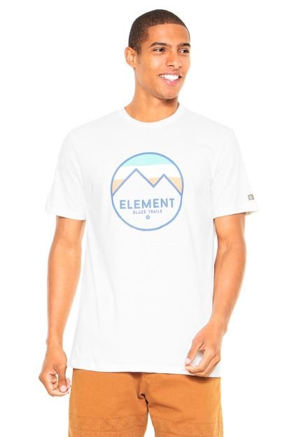 Camiseta Element Blaze Trails Branca - Marca Element