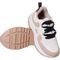 Tênis Sneaker Feminino Casual BRK Super Confortável Onça Branco - Marca Footz