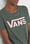 Camiseta Vans Crew Verde - Marca Vans