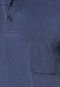 Camisa Polo Malwee Bolso Azul-Marinho - Marca Malwee