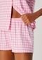 Pijama Curto Feminino Estampado Super Cotton - Marca Hering