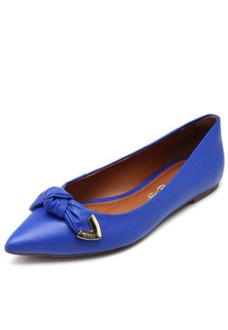 Sapatilha DAFITI SHOES Bico Fino Azul - Compre Agora