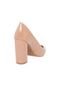 Scarpin Zatz Salto Grosso Nude - Marca Zatz